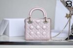 Túi Mini Lady Dior Bag Màu Hồng Ngọc Trai 17CM Best Quality