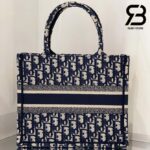 Túi Small Dior Book Tote Blue Xanh Dương 26cm Best Quality