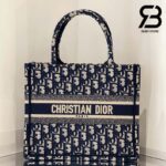 Túi Small Dior Book Tote Blue Xanh Dương 26cm Best Quality