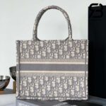 Túi Small Dior Book Tote Gray Xám 26cm Best Quality