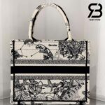 Túi Small Dior Book Tote Latte Zodiac Tranh thêu 26cm Best Quality