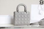 Túi Small Lady Dior Bag Màu Xám 20CM Best Quality