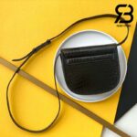 Túi YSL Kaia Small Satchel In Crocodile Embossed Bag Black Đen Da Bê Best Quality
