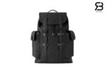Ba Lô LV Christopher MM Taurillon Monogram Black Đen 44CM Best Quality
