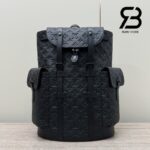 Ba Lô LV Christopher MM Taurillon Monogram Black Đen 44CM Best Quality