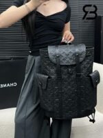 Ba Lô LV Christopher MM Taurillon Monogram Black Đen 44CM Best Quality