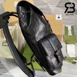 Ba Lô Gucci GG Embossed Backpack Black Đen 41CM Best Quality
