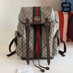 Ba Lô Gucci Ophidia GG Medium Backpack Beige Kem 40CM Best Quality