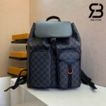 Ba Lô LV Utility Backpack Damier Graphite Canvas Đen 41CM Best Quality
