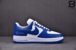 Giày Nike Air Force 1 Low Louis Vuitton White Blue Trắng Xanh Dương Best Quality