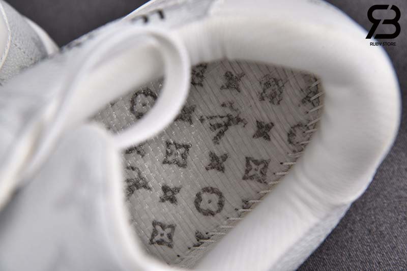 Giày Nike Air Force 1 Low Louis Vuitton White Grey Trắng Xám Best Quality