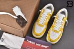 Giày Nike Air Force 1 Low Louis Vuitton White Yellow Trắng Vàng Best Quality