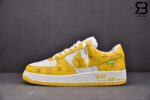 Giày Nike Air Force 1 Low Louis Vuitton White Yellow Trắng Vàng Best Quality