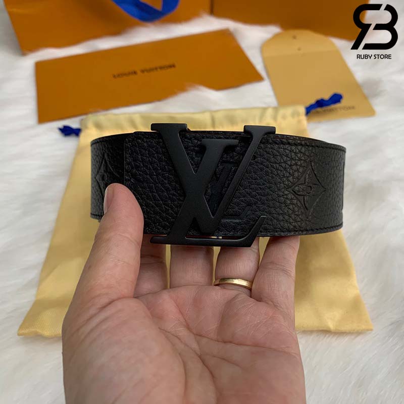 Thắt Lưng Louis Vuitton Initiales Reversible Belt màu đen