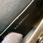 Túi Balenciaga Hourglass Mini Black Đen Crocodile 12CM Best Quality