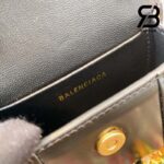 Túi Balenciaga Hourglass Mini Black Đen Bóng 12CM Best Quality