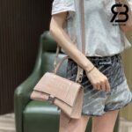 Túi Balenciaga Hourglass Small Beige Kem Crocodile 23CM Best Quality