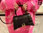 Túi Balenciaga Hourglass Small Black Đen Reptile 23CM Best Quality