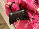 Túi Balenciaga Hourglass Small Black Đen Reptile 23CM Best Quality