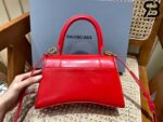 Túi Balenciaga Hourglass Small Red Đỏ Da Cừu Bóng 23CM Best Quality