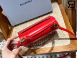 Túi Balenciaga Hourglass Small Red Đỏ Da Cừu Bóng 23CM Best Quality