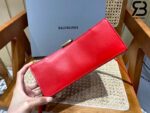 Túi Balenciaga Hourglass Small Red Đỏ Da Cừu Bóng 23CM Best Quality