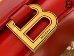 Túi Balenciaga Hourglass Small Red Đỏ Da Cừu Bóng 23CM Best Quality