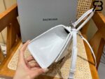 Túi Balenciaga Hourglass Small White Trắng Da Cừu Bóng 23CM Best Quality