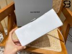 Túi Balenciaga Hourglass Small White Trắng Da Cừu Bóng 23CM Best Quality