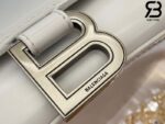 Túi Balenciaga Hourglass Small White Trắng Da Cừu Bóng 23CM Best Quality