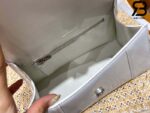 Túi Balenciaga Hourglass Small White Trắng Da Cừu Bóng 23CM Best Quality