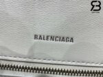 Túi Balenciaga Hourglass Small White Trắng Da Cừu Bóng 23CM Best Quality