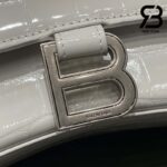 Túi Balenciaga Hourglass Xs White Trắng Crocodile 19CM Best Quality