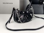 Túi Balenciaga Le Cagole Mini Bag With Chain Black Đen Crodcodile 21CM Best Quality