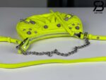 Túi Balenciaga Le Cagole Mini Bag With Chain Neon Yellow Xanh Chuối 21CM Best Quality
