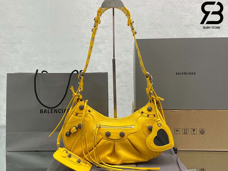 Balenciaga Yellow XS Le Cagole Shoulder Bag  SSENSE Canada