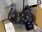 Túi Balenciaga Le Cagole Xs Shoulder Bag Black Đen Crodcodile 26CM Best Quality