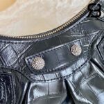 Túi Balenciaga Le Cagole Xs Shoulder Bag Black Đen Crodcodile 26CM Best Quality