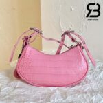 Túi Balenciaga Le Cagole Xs Shoulder Bag Pink Hồng Crodcodile 26CM Best Quality