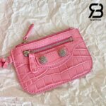 Túi Balenciaga Le Cagole Xs Shoulder Bag Pink Hồng Crodcodile 26CM Best Quality