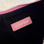 Túi Balenciaga Le Cagole Xs Shoulder Bag Pink Hồng Crodcodile 26CM Best Quality