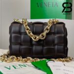 Túi Bottega Veneta Chain Cassette Black Đen Da Cừu 26CM Best Quality