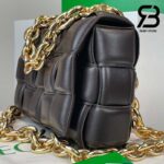 Túi Bottega Veneta Chain Cassette Black Đen Da Cừu 26CM Best Quality