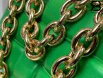 Túi Bottega Veneta Chain Cassette Parakeet Xanh Lá Da Cừu 26CM Best Quality