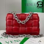 Túi Bottega Veneta Chain Cassette Red Đỏ Da Cừu 26CM Best Quality