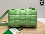 Túi Bottega Veneta Padded Cassette Acid Green Xanh Lá Da Cừu 26CM Best Quality