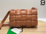 Túi Bottega Veneta Padded Cassette Caramel Da Cừu 26CM Best Quality