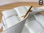Túi Bottega Veneta Padded Cassette Chalk White Trắng Da Cừu 26CM Best Quality