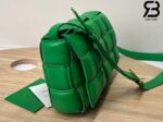 Túi Bottega Veneta Padded Cassette Parakeet Xanh Lá Da Cừu 26CM Best Quality