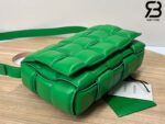 Túi Bottega Veneta Padded Cassette Parakeet Xanh Lá Da Cừu 26CM Best Quality